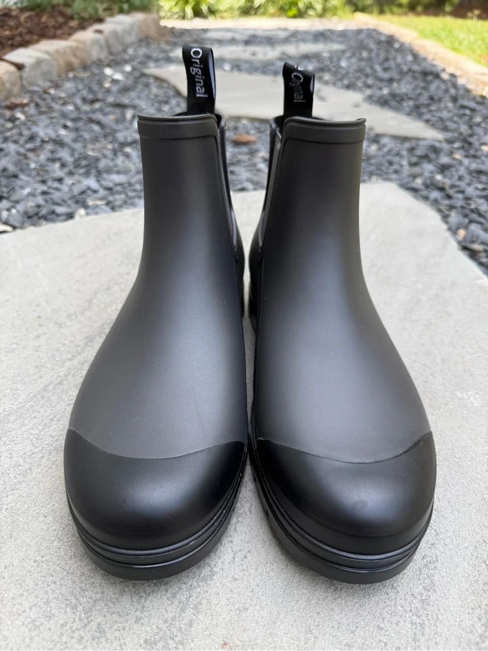 NWOB Planone Original Chelsea Rain Boots in Black US Size 8
